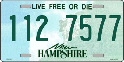 NH license plate 1127577