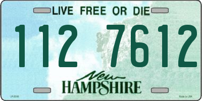 NH license plate 1127612