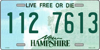 NH license plate 1127613