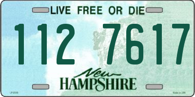 NH license plate 1127617