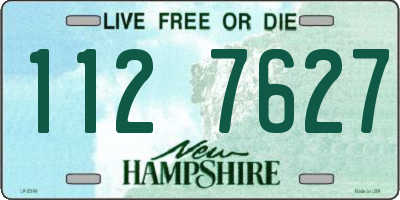 NH license plate 1127627
