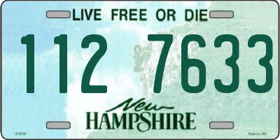 NH license plate 1127633