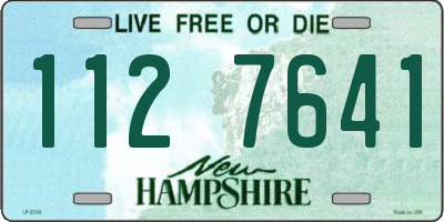 NH license plate 1127641