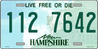 NH license plate 1127642
