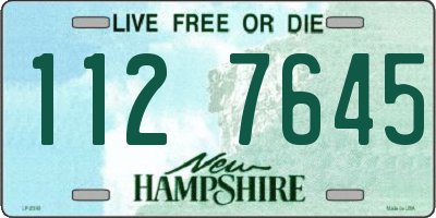 NH license plate 1127645
