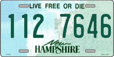NH license plate 1127646