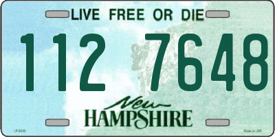 NH license plate 1127648