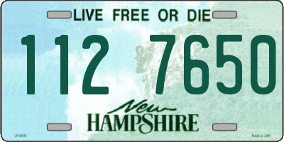 NH license plate 1127650