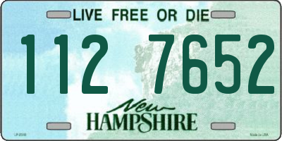 NH license plate 1127652