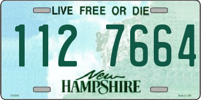 NH license plate 1127664