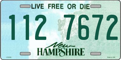NH license plate 1127672