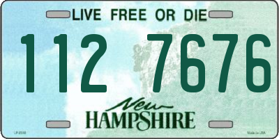 NH license plate 1127676