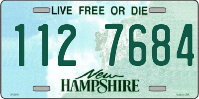 NH license plate 1127684