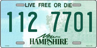 NH license plate 1127701