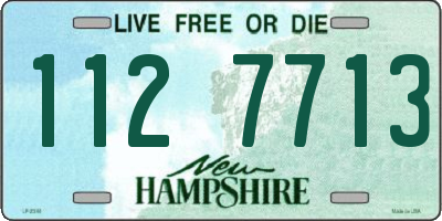 NH license plate 1127713