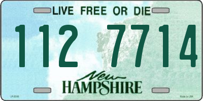 NH license plate 1127714