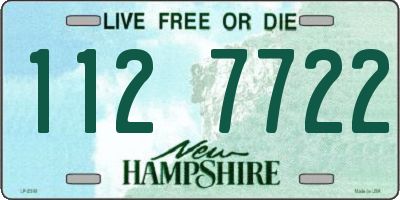 NH license plate 1127722