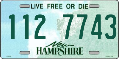 NH license plate 1127743