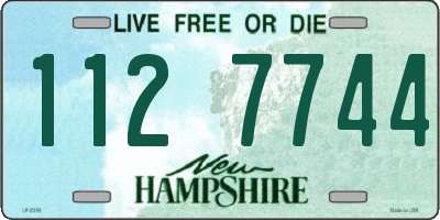 NH license plate 1127744