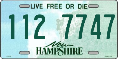 NH license plate 1127747