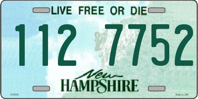 NH license plate 1127752