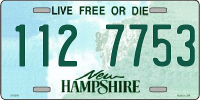 NH license plate 1127753