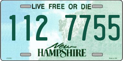 NH license plate 1127755