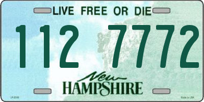NH license plate 1127772