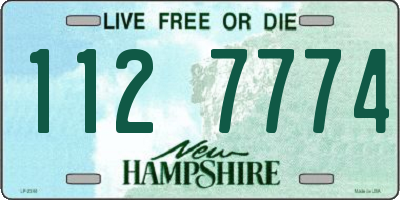 NH license plate 1127774