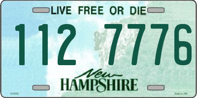 NH license plate 1127776