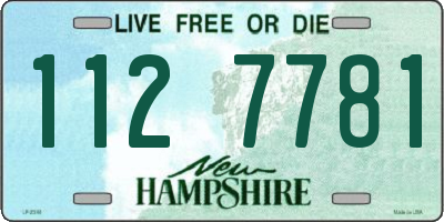 NH license plate 1127781