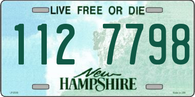 NH license plate 1127798