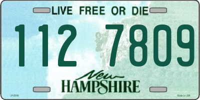 NH license plate 1127809