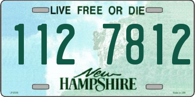 NH license plate 1127812