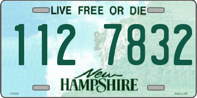 NH license plate 1127832