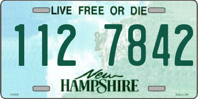 NH license plate 1127842