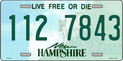 NH license plate 1127843