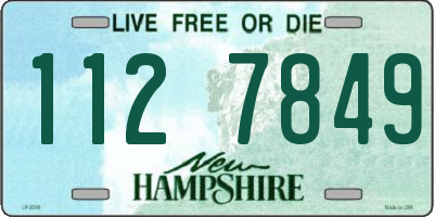 NH license plate 1127849