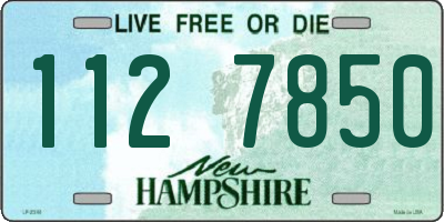 NH license plate 1127850
