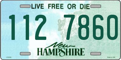 NH license plate 1127860