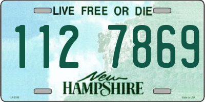 NH license plate 1127869