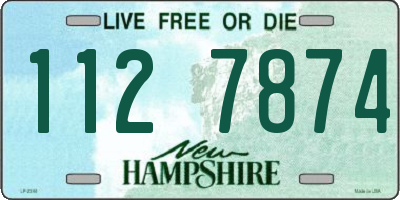 NH license plate 1127874
