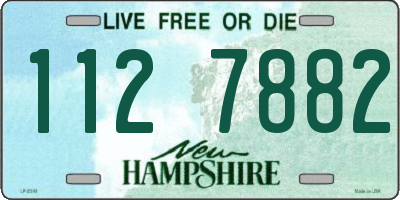 NH license plate 1127882