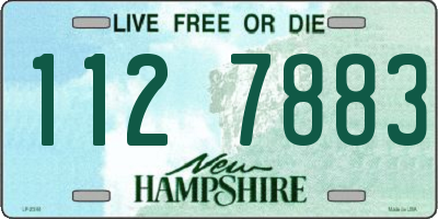 NH license plate 1127883