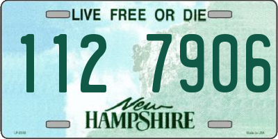 NH license plate 1127906