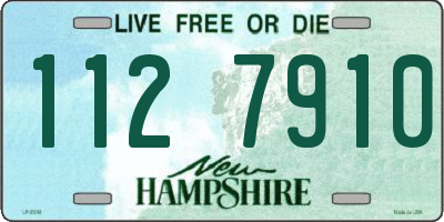 NH license plate 1127910