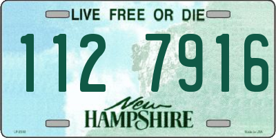 NH license plate 1127916
