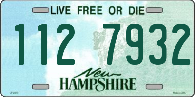 NH license plate 1127932