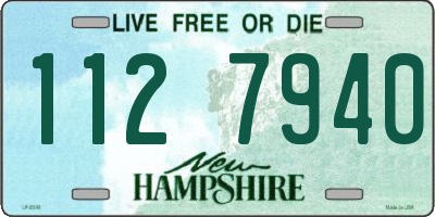 NH license plate 1127940