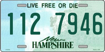 NH license plate 1127946